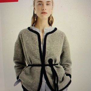 NWT wool J. Crew sweater jacket